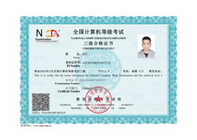 全国计算机等级考试三级网络技术证书